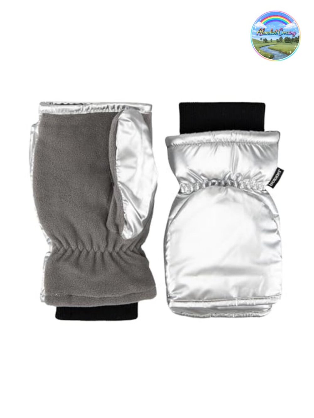 isotoner Womens Water Repellent Touchscreen Flip Top Mittens Sleekheat